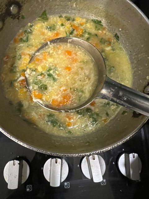 Step 5.1: Cook for 2–3 minutes until slightly thickened