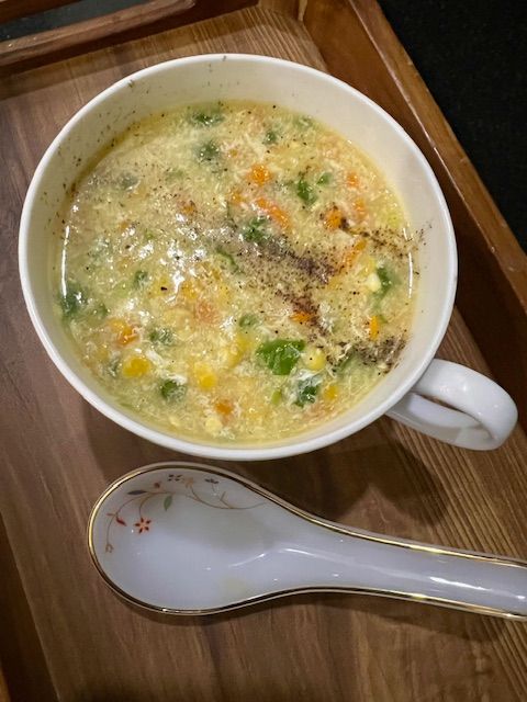 Step 6.1: Serve hot, garnished with spring onion greens or a swirl of cream (optional)