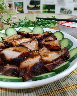 Char Siu (Chinese BBQ Pork Belly) on stove recipe