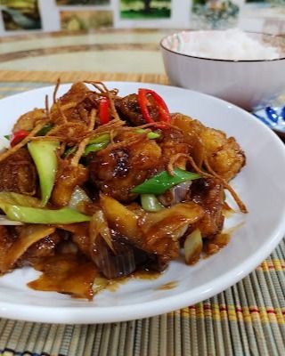 Ginger Spring Onion fish fillets (姜葱鱼片) recipe