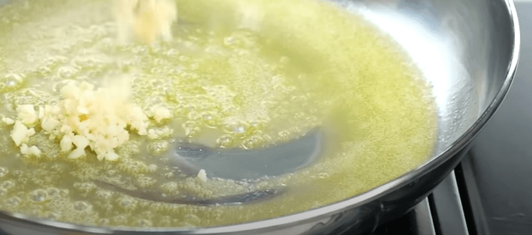 Step 1.1: Add garlic and sauté for a minute