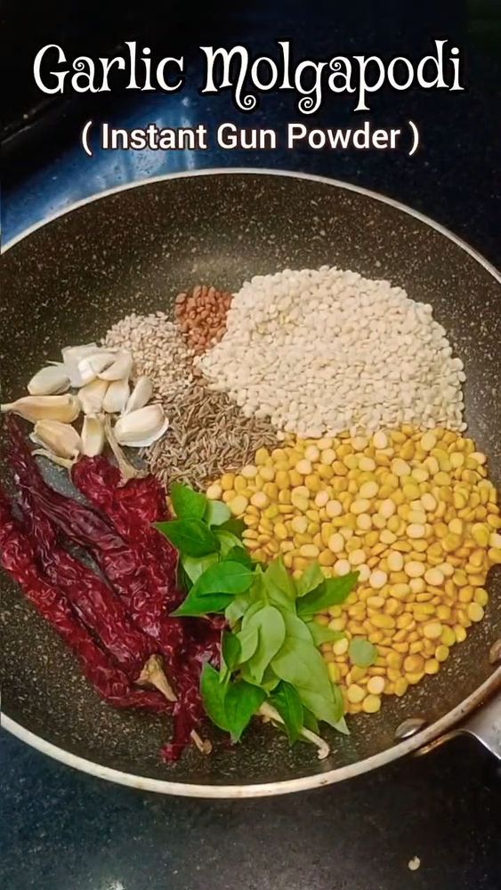Garlic Milagai Podi | Garlic Molgapodi | Instant Gun powder  | Chefadora