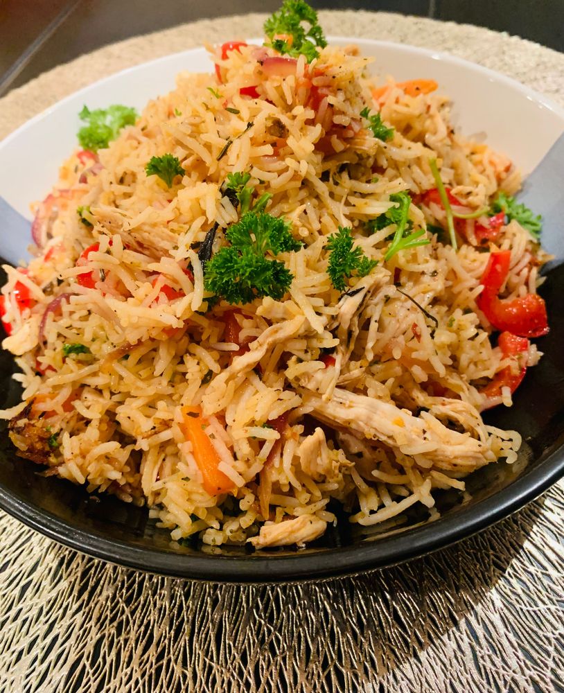 Garlic Chicken Fried Rice | Chefadora