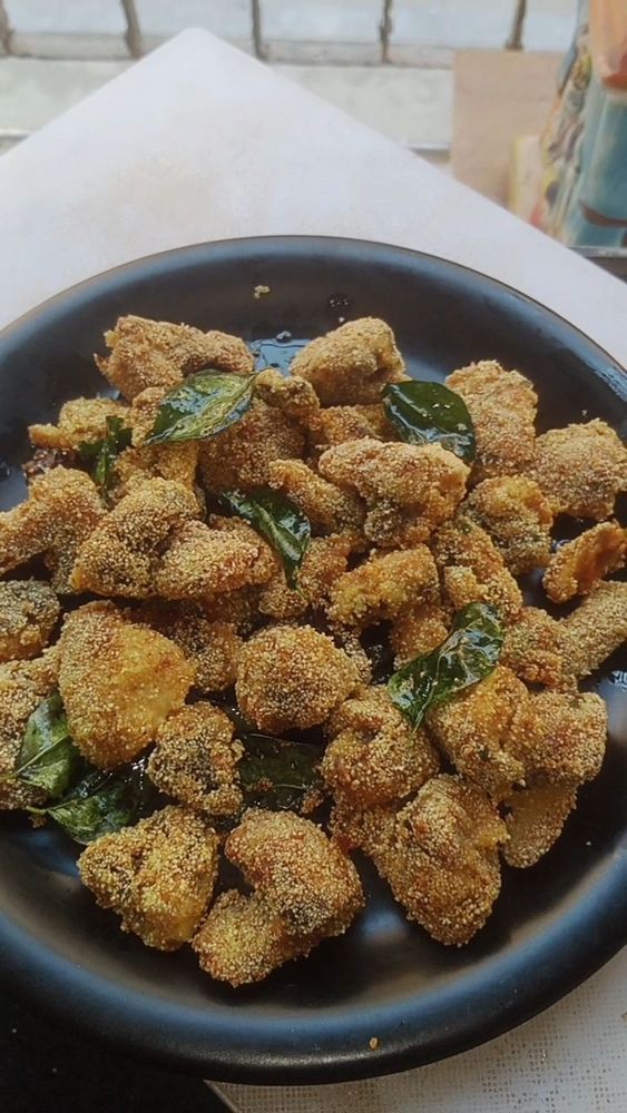 Mushroom Rava Fry | Chefadora