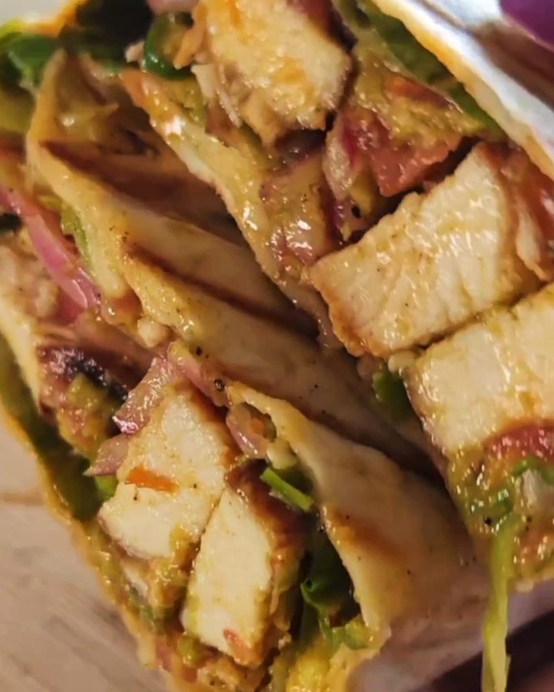 Spicy Grilled Chicken Wrap | Chefadora