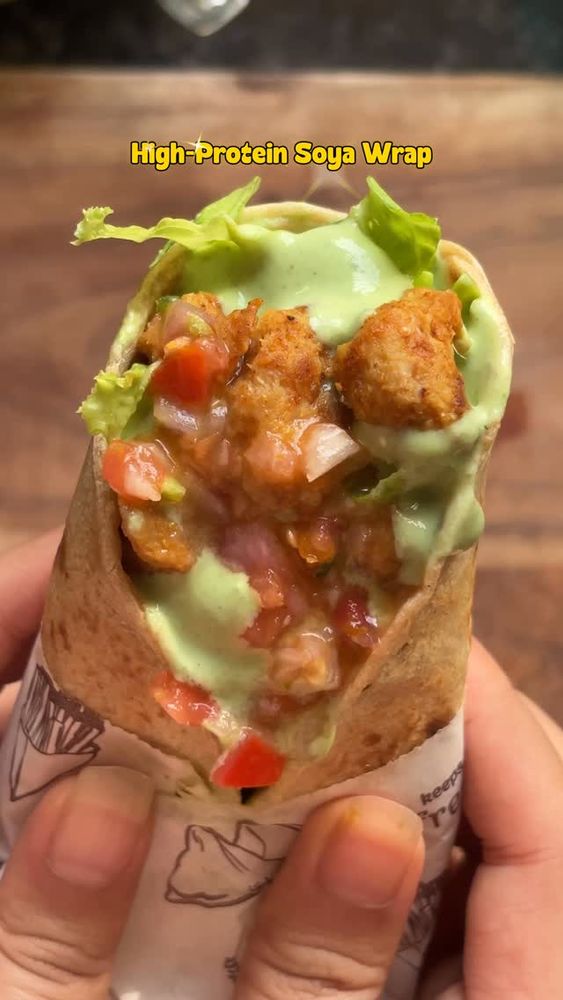 Wrap de soja riche en protéines | Chefadora