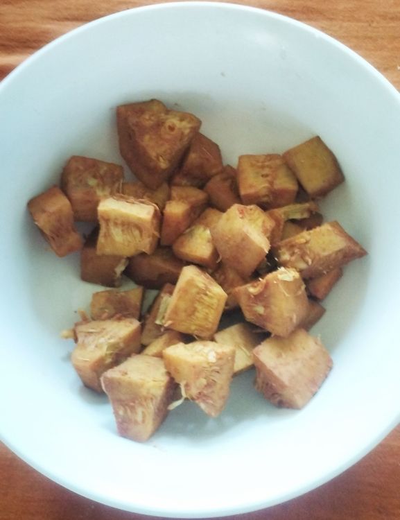 Step 1.1: Cook until the jackfruit is soft