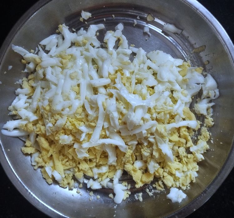 Step 1.1: Boil the eggs until they are cooked well