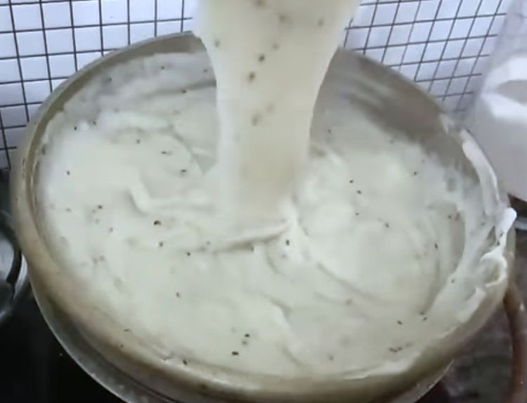 Step 1.1: Stir continuously to avoid lumps