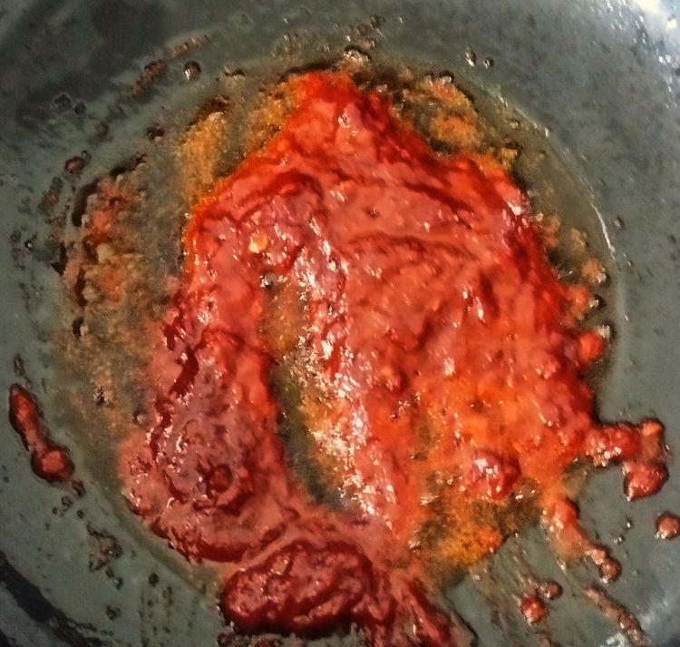 Step 3.1: Heat a pan and add oil