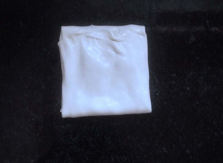 Step 1.1: Fold the other side and place it over the folded side