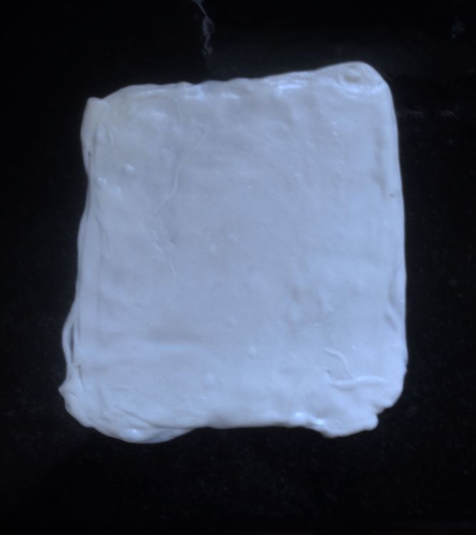 Step 1.1: After 15 minutes, flatten the dough again into slightly thin flatbreads
