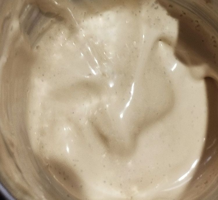 Step 1.1: Add cream to this and whisk again until frothy