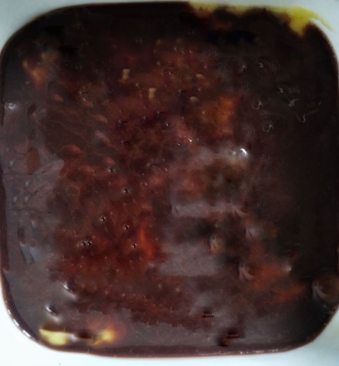 Step 1.1: When it completely melts, pour it over the pudding as a top layer