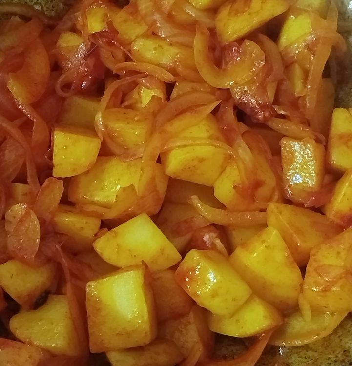 Step 1.1: Add chilly powder, turmeric powder, and pepper powder