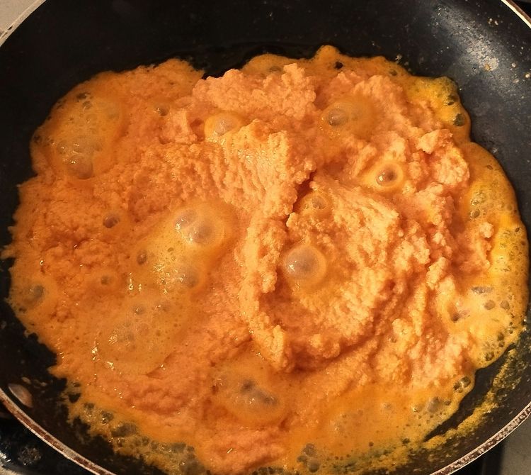 Step 1.1: Heat a pan and add ghee