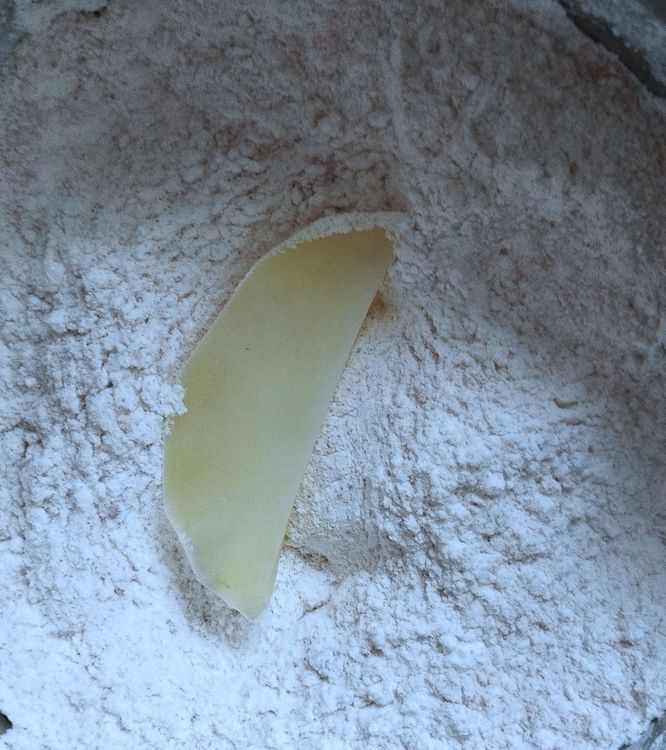 Step 1.1: Add the cooked potatoes to this mixture and coat them well