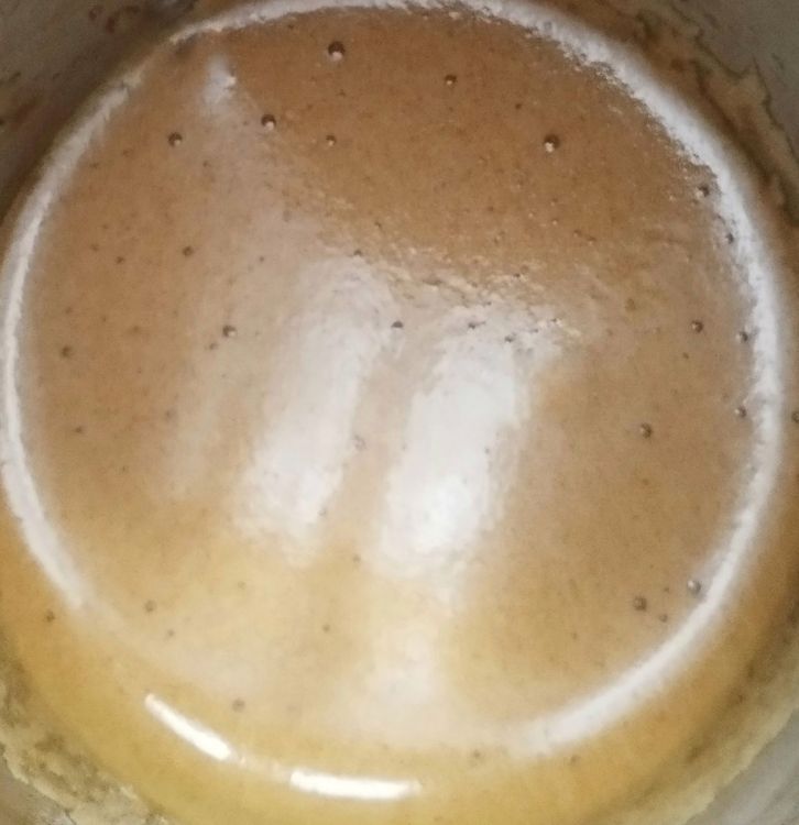 Step 3.1: Mix coffee powder, sugar, and lukewarm water