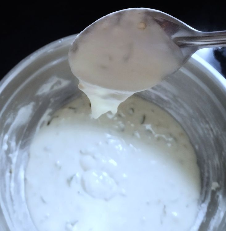 Step 1.1: Mix it and add enough water to make a thick batter