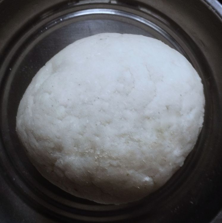 Step 2.1: Knead the mixture into a non-sticky dough