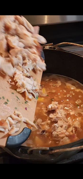 Step 1.1: Add the chicken thighs to the pot