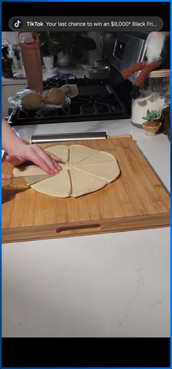 Step 8.1: Punch down the dough gently
