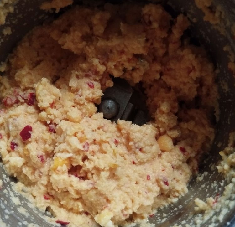 Step 1.1: Drain out the water and grind the lentils to a coarse paste without adding water