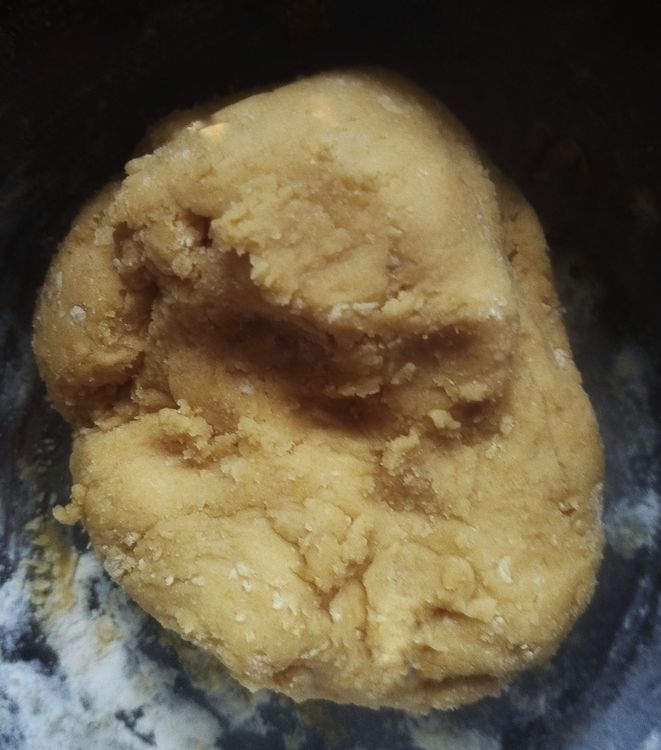Step 1.1: Slowly add water little by little to make a smooth, soft dough similar to chapati dough