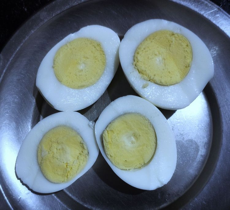 Step 1.1: Boil the eggs until they are done