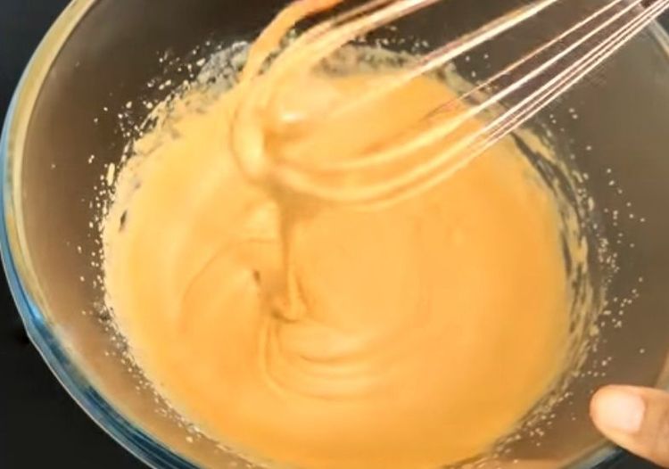 Step 3.1: Add the eggs, one at a time, and whisk until well combined