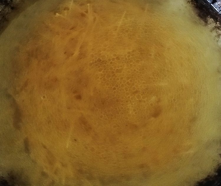 Step 3.1: Once boiling, add the roasted vermicelli