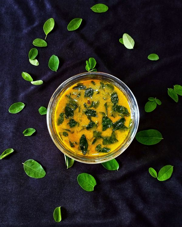 Moringa Pepper Curry / Drumstick leaves pepper curry recipe