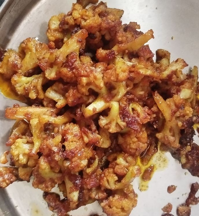 Step 2.1: Fry until golden brown and set aside