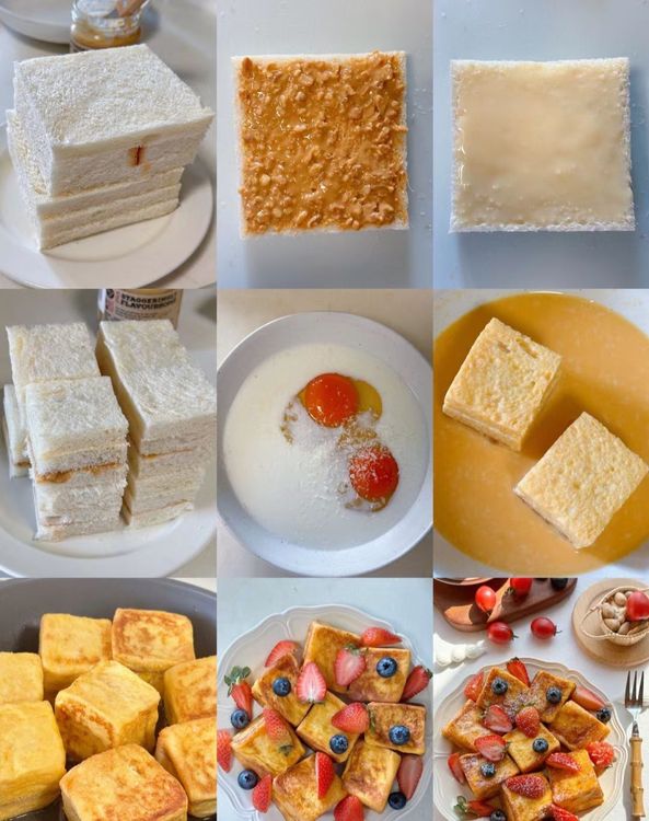 Step 1.9: Cut the sides of the toast