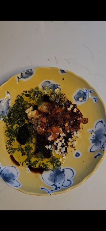 Step 2.1: In a small bowl, mix olive oil, garlic, Dijon mustard, paprika, thyme, rosemary, onion powder, salt, pepper, and lemon juice