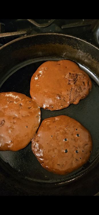 Step 1.1: Heat a non-stick pan over medium heat and pour a portion of the batter onto the pan