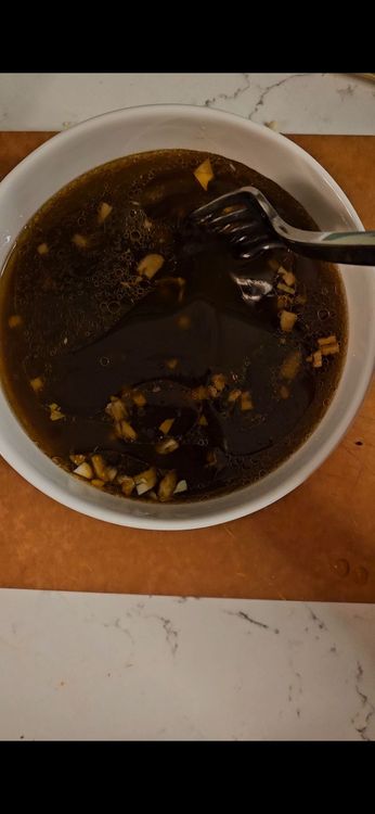 Step 2.1: Stir in the onion, cabbage, and carrots, and cook until the vegetables for 3-5 mins