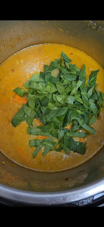 Step 4.1: Add carrots and spinach