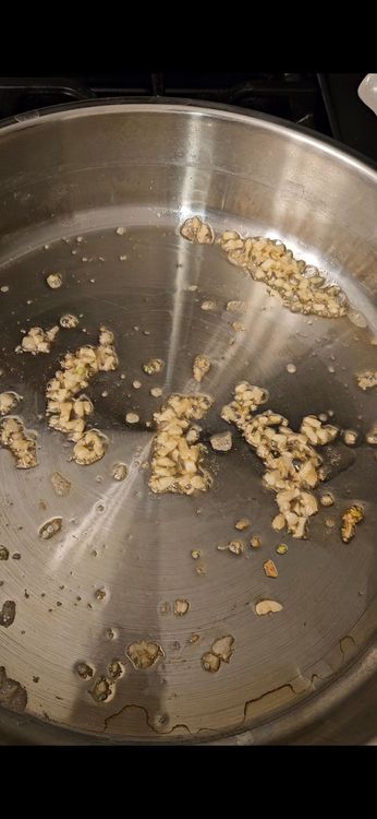 Step 3.1: Add the minced garlic and sauté for about 30 seconds, until fragrant