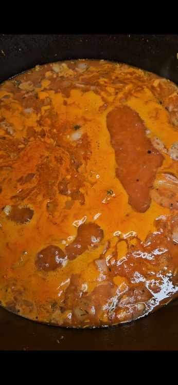 Step 4.1: Bring to a boil, then reduce heat and let simmer for about 10 minutes to develop flavors