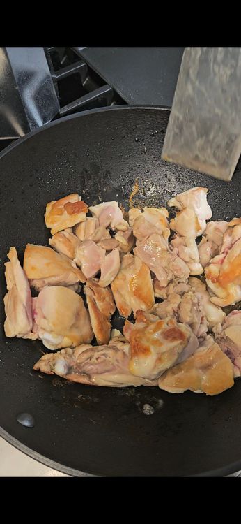 Step 1.1: Heat oil or ghee in a karahi or deep pan over medium-high heat