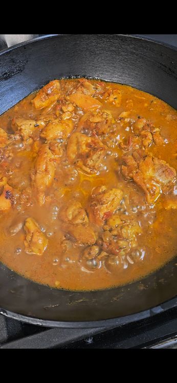 Step 1.1: Uncover and let it cook until the gravy thickens