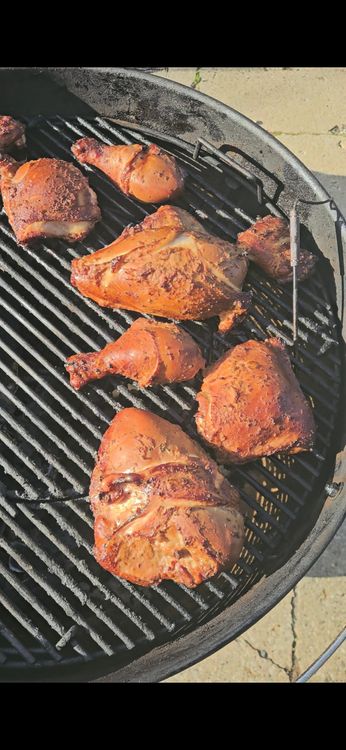 Step 1.1: Cook the marinated chicken over the grill until fully cooked to a temperature of 165 degrees