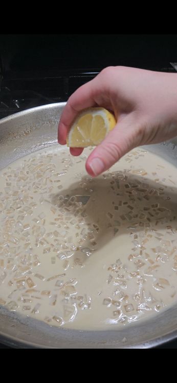 Step 1.1: Add 2 tablespoons of fresh lemon juice, taste, and add more if you prefer a tangier flavor