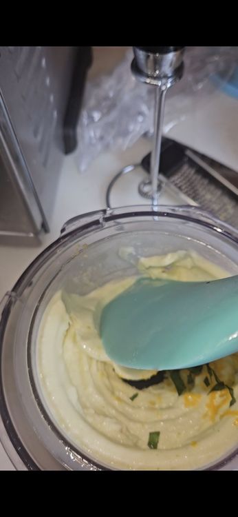 Step 1.1: Add a little more almond milk after the first mix and mix again if it still appears icey