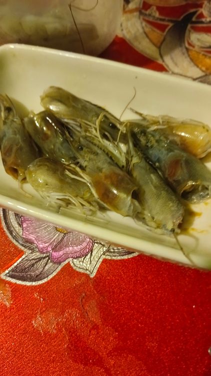 Step 1.2: Cook the shrimps in butter and set aside when done