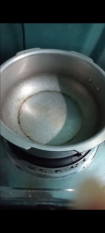 Step 2.1: In a pan, heat oil on medium heat