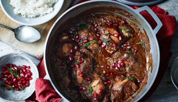 Fesenjoon Persian Pomegranate Walnut Chicken recipe