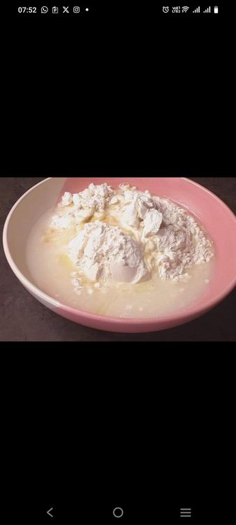 Step 2.1: In a bowl, mix all-purpose flour and salt