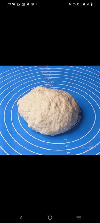 Step 2.1: Add olive oil and water, and knead into a smooth dough